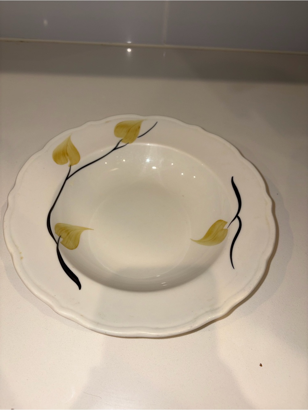 Vintage Syracuse China Patio Bowl 9 Inch